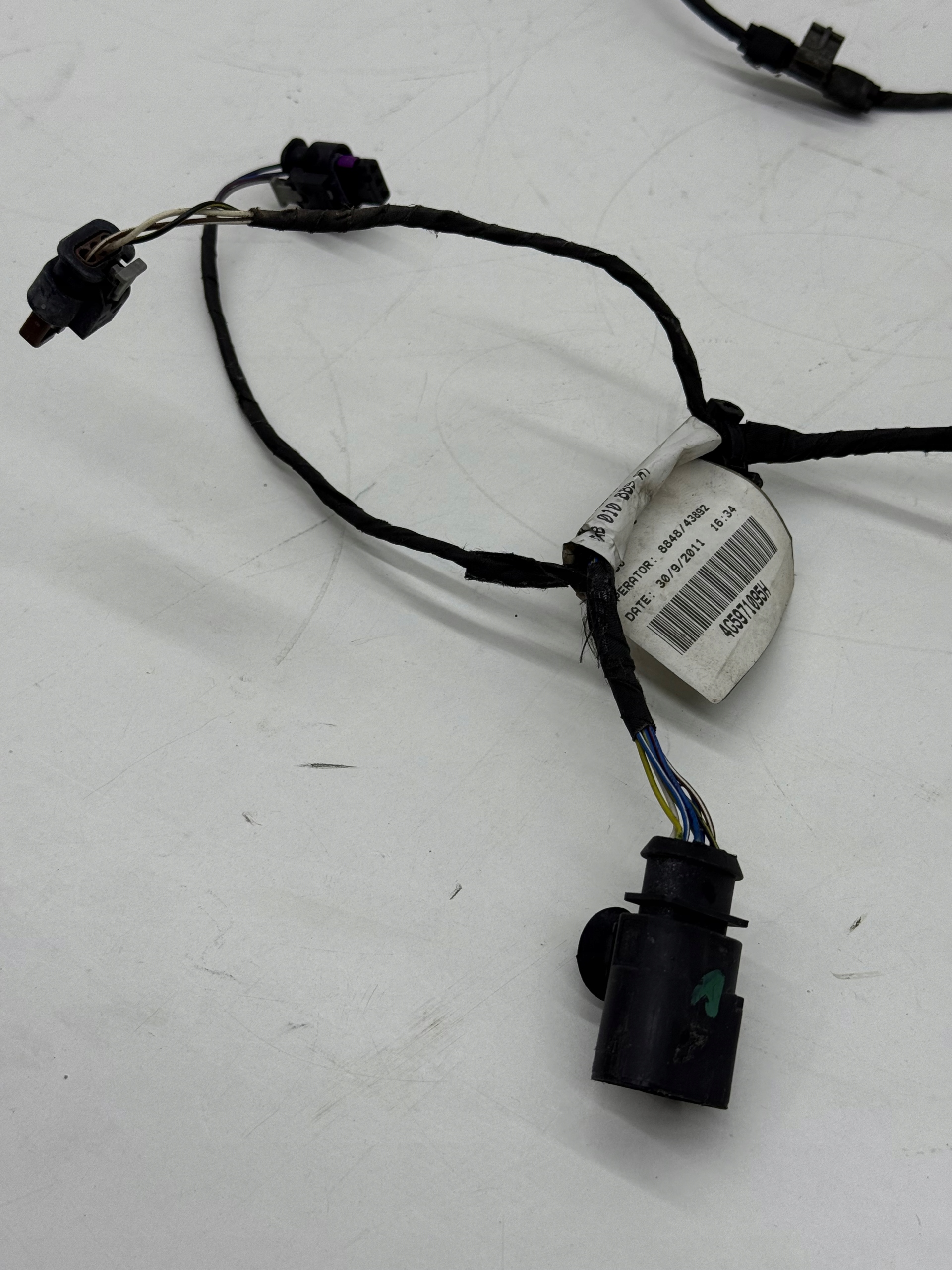 AUDI A6 C7 bundle wiring electrical czujnikow of the parking front 6X PDC