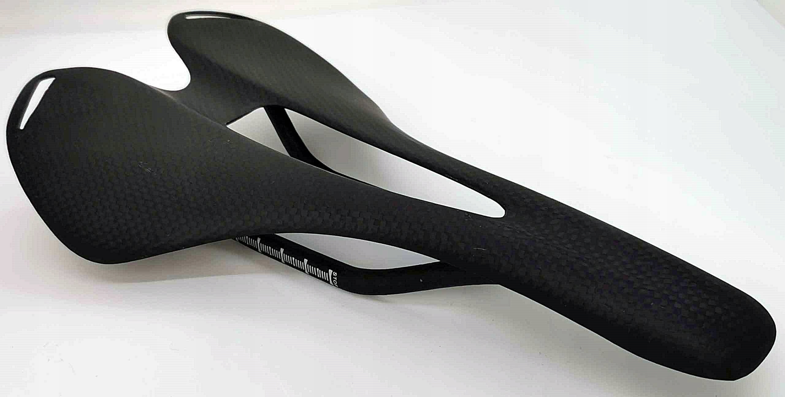 Westbiking Ultra Lekkie Siodełko Rowerowe z Karbonu 143mm 105g Oem