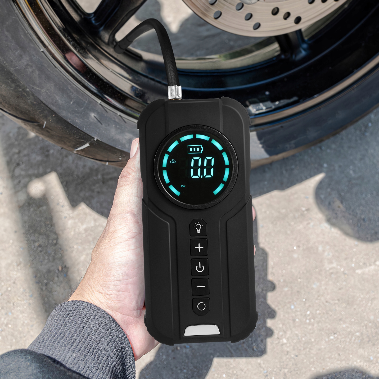 KOMPRESOR POWIETRZA DO POMPY SAMOCHODOWEJ DO RĘCZNEJ POMPY SAMOCHODOWEJ Producent części Inny