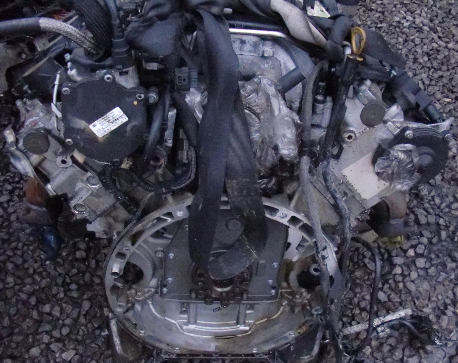 MERCEDES C W203 2.5 V6 2005 272.920 engine complete KPL 188 TYS KM