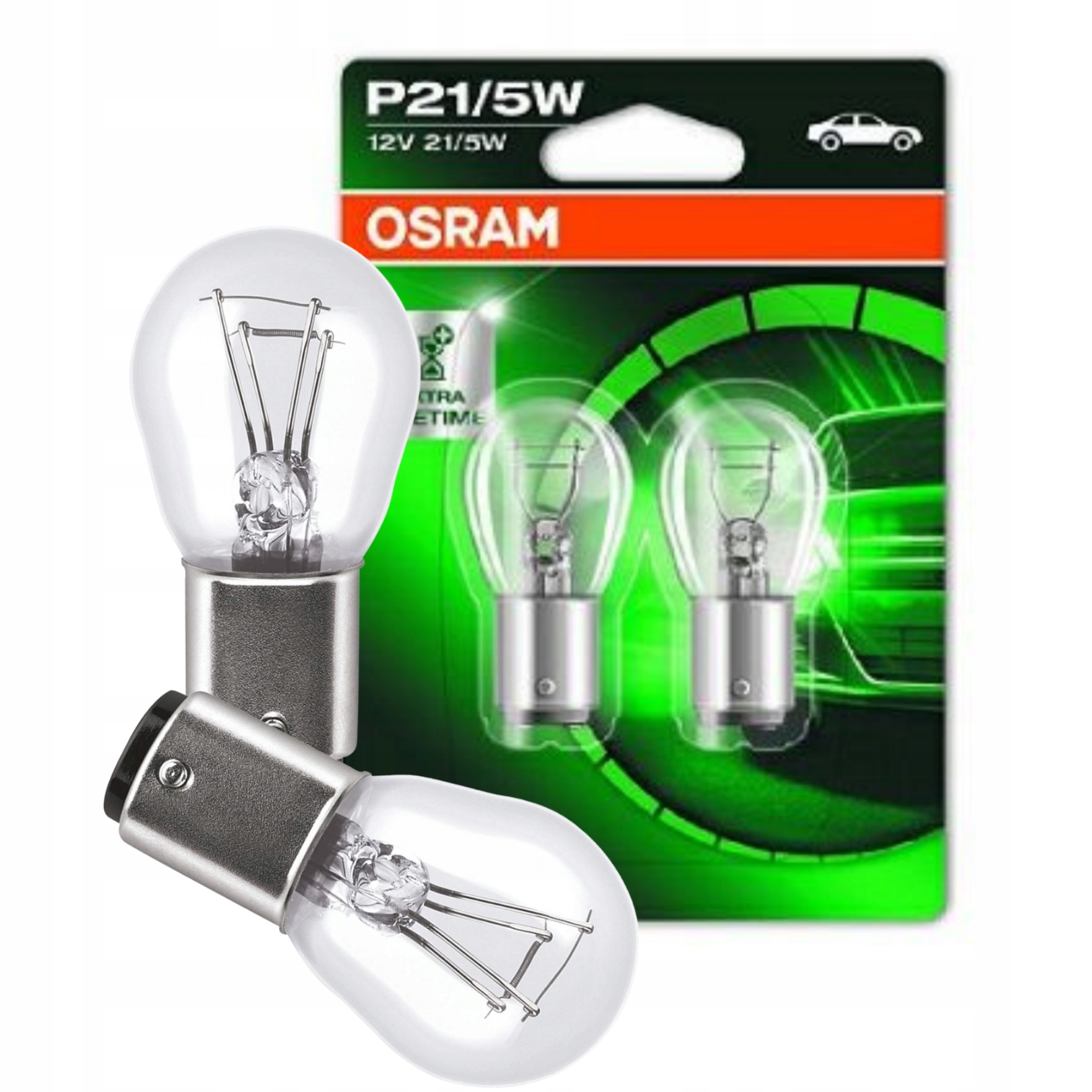 

Żarówka Osram Ultra Life P21/5W BAY15S Blister