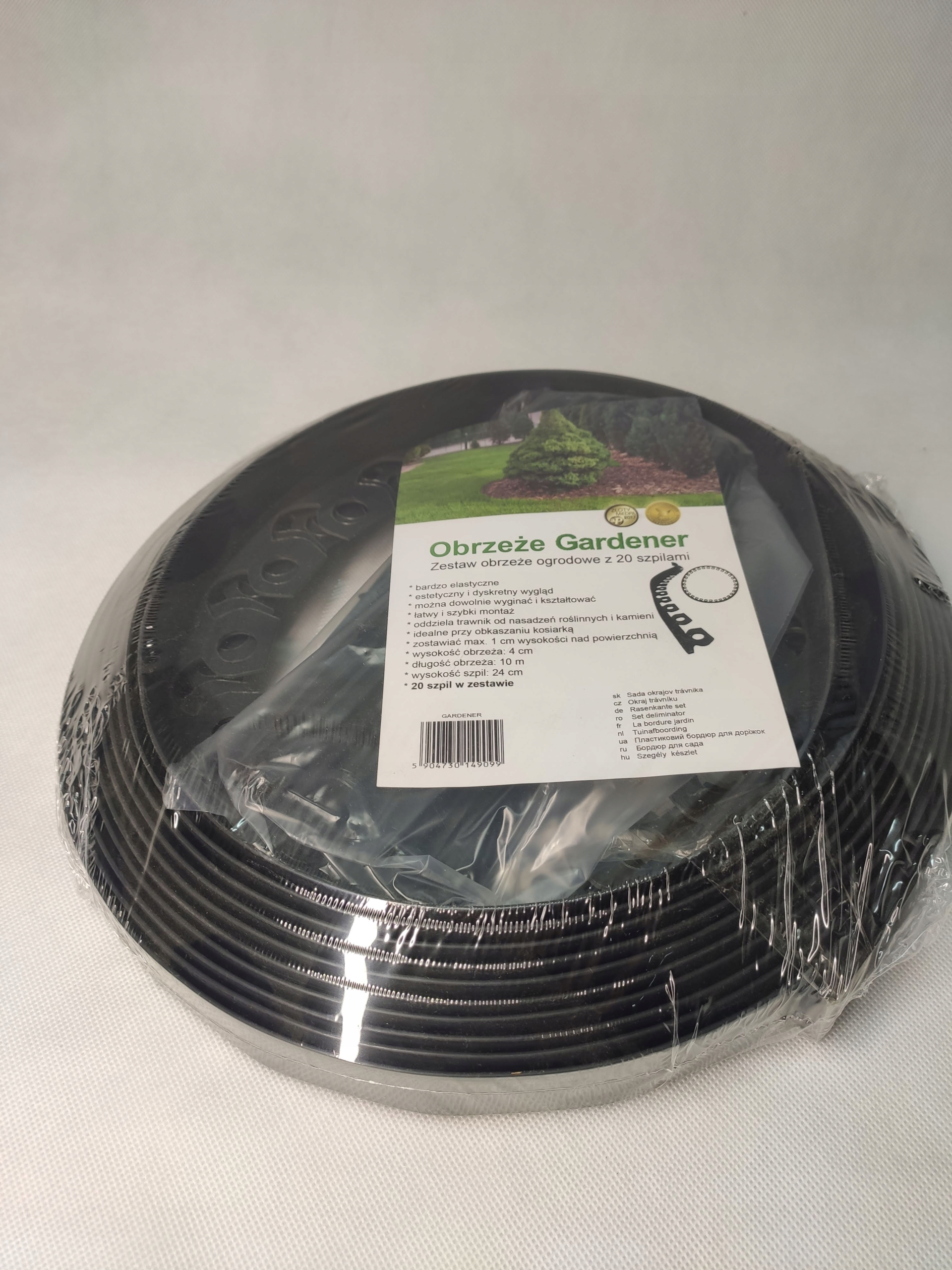 

Obrzeże ogrodowe Gardener 4cm x 10mb szpilki