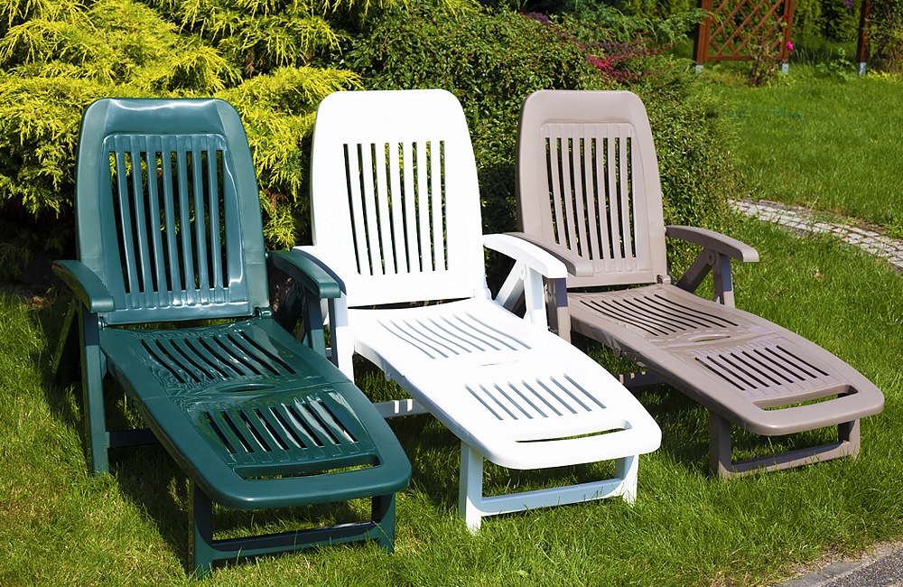 LEŻAK BASENOWY BIAŁY ROZKŁADANY LEŻAKI OGRODOWE Kod producenta PLAŻOWY OGRODOWY SKŁADANY BASENOWY