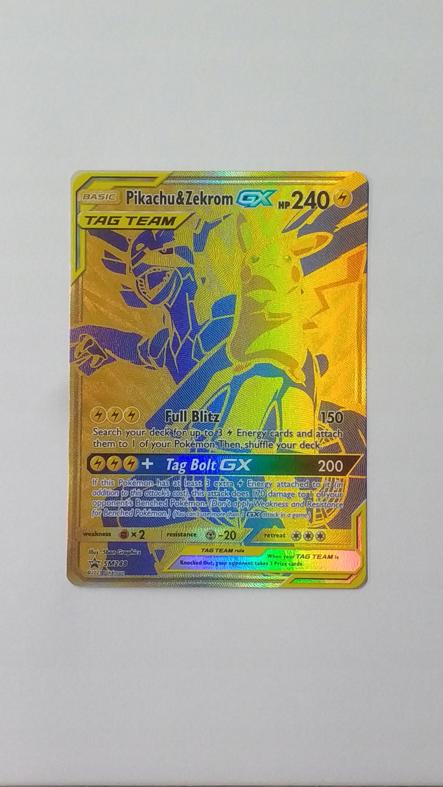 Pikachu & Zekrom GX - SM248 - Promo