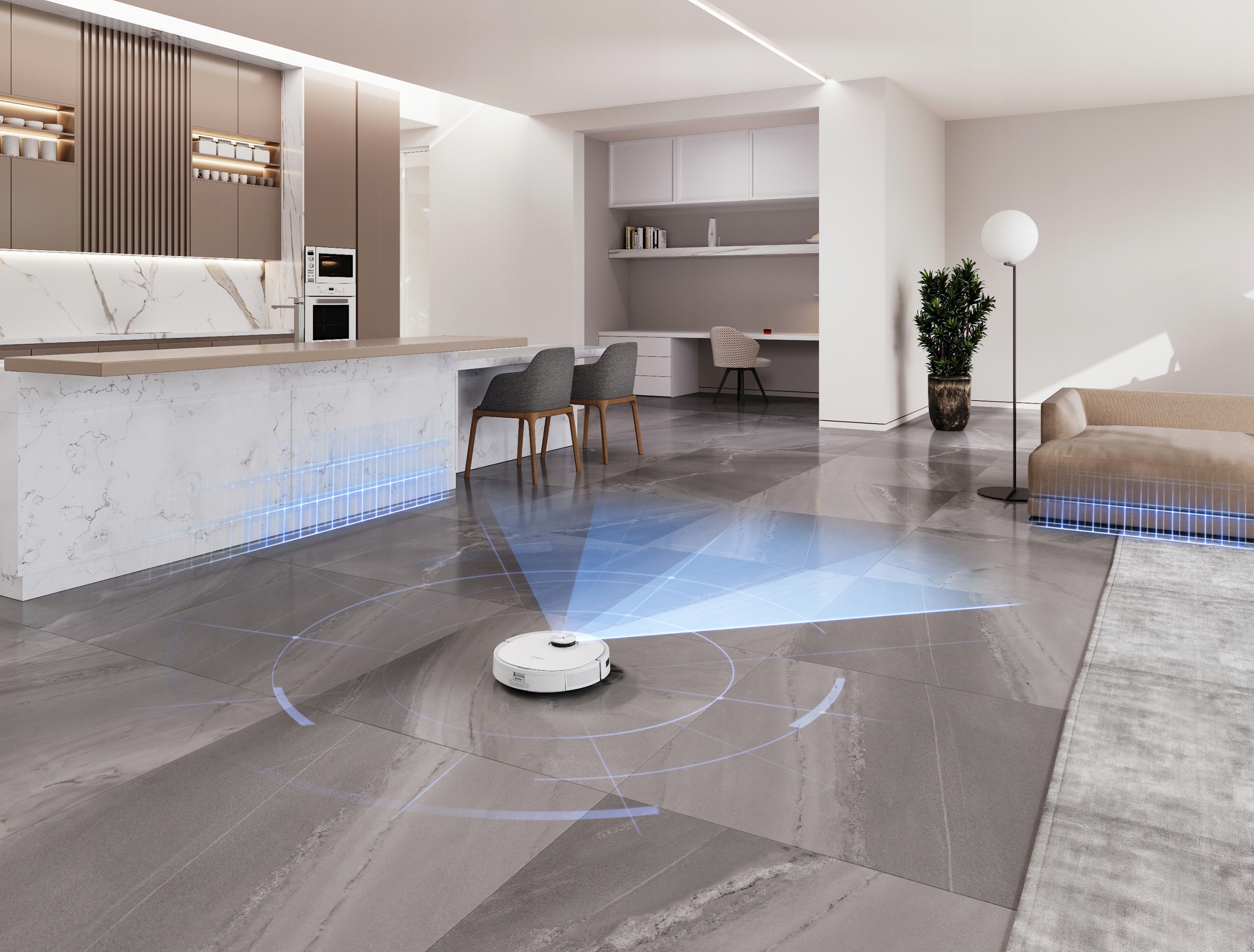 ECOVACS DEEBOT OZMO T9 robot sprzątający odkurzacz Wysokość produktu 9.36 cm