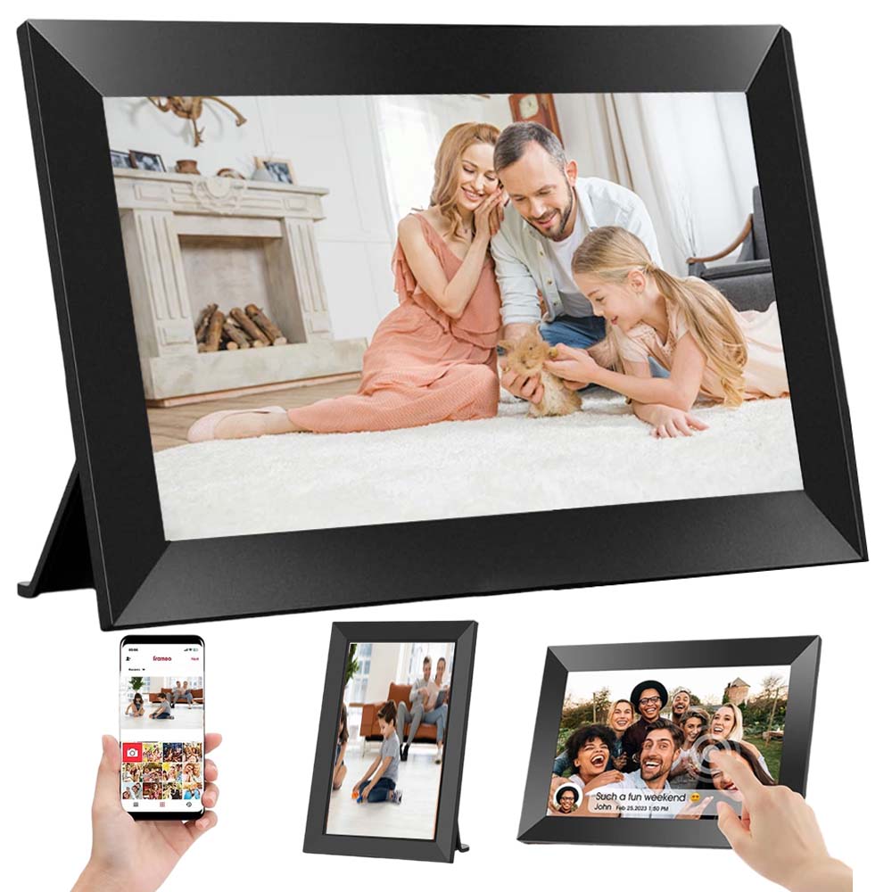 10,1" Rámeček Na Fotografie Wi-fi Ips Dotykový Displej Fotorámeček 32GB Hd