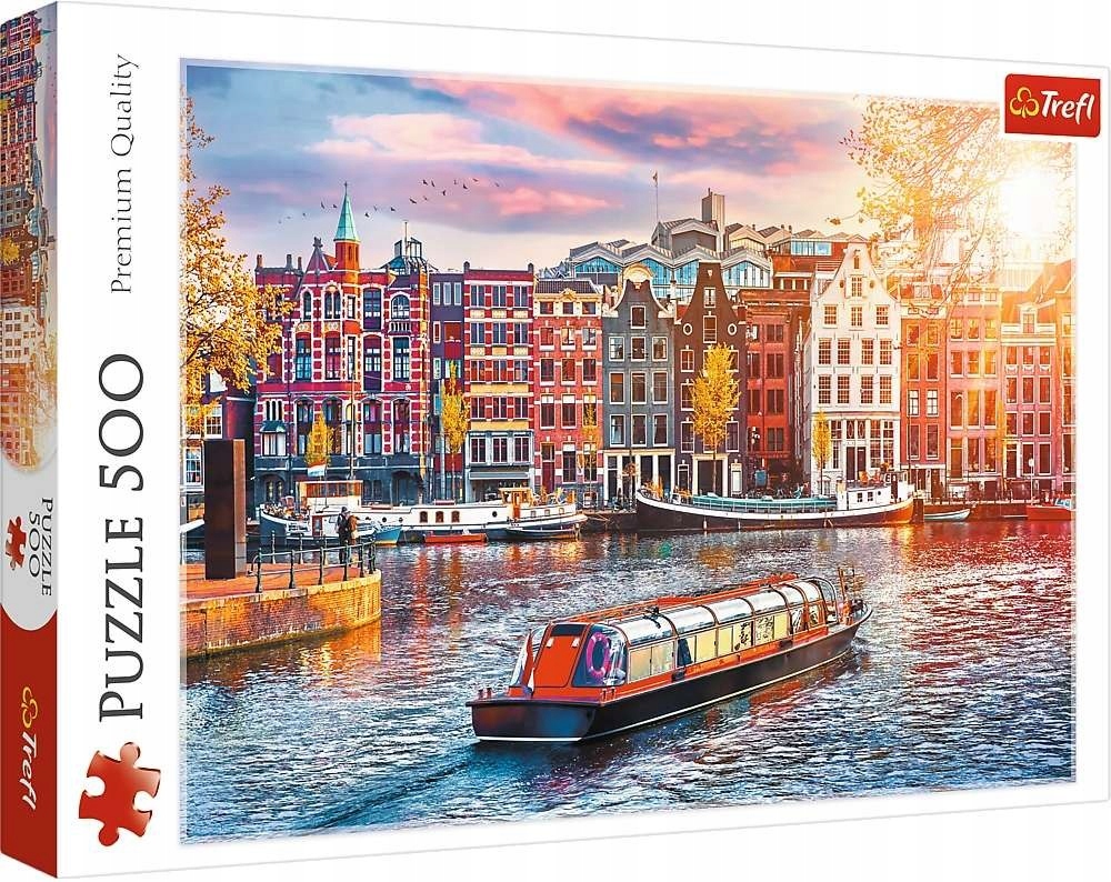 Puzzle 500 el. Trefl - Amsterdam Holandia 37428