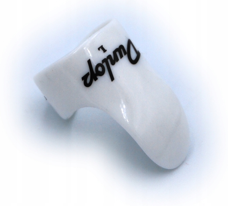 Pazurek gitarowy na palec Dunlop 9021R White