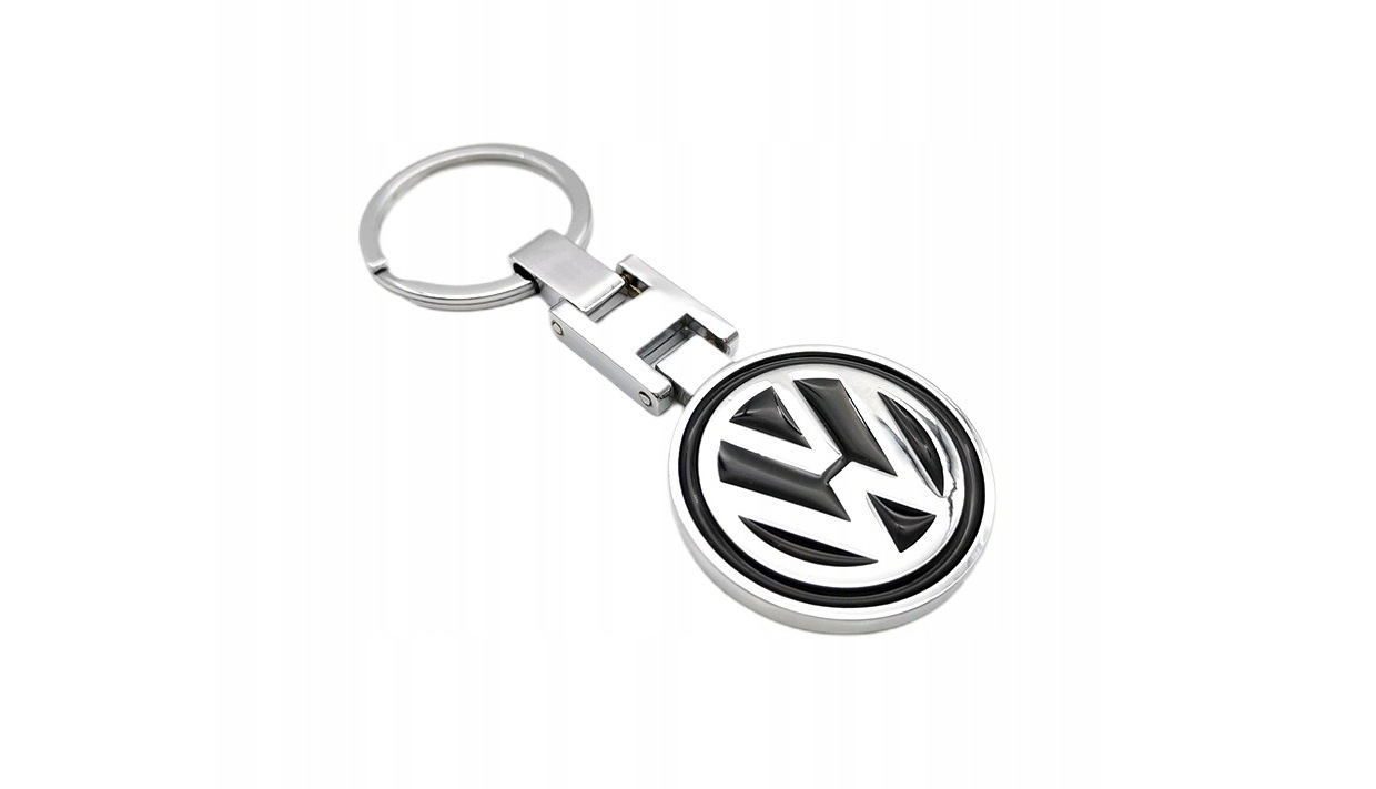 Vw Wolkswagen Brelok Breloczek Czarny Metalowy Do Kluczy K25