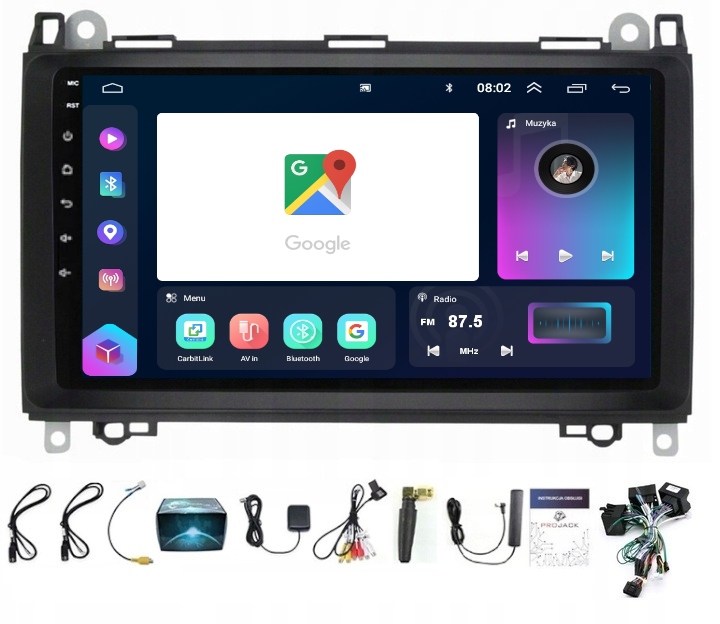 Rádio Navigácia Vw Crafter 2006-2017 Carplay Android 8GB 128GB Sim