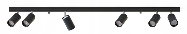 Luster Stropná Lampa Stropné Svietidlo Lišta Eye Spot 6 Stropné Lampy Luster