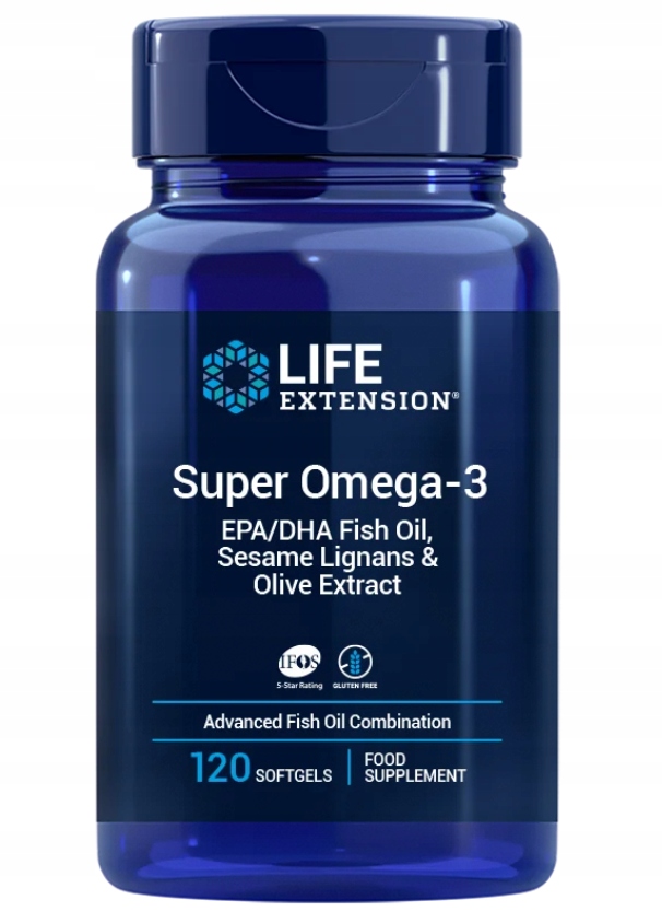 Suplement diety Life Extension Super Omega3 EPA/DHA kwasy omega3