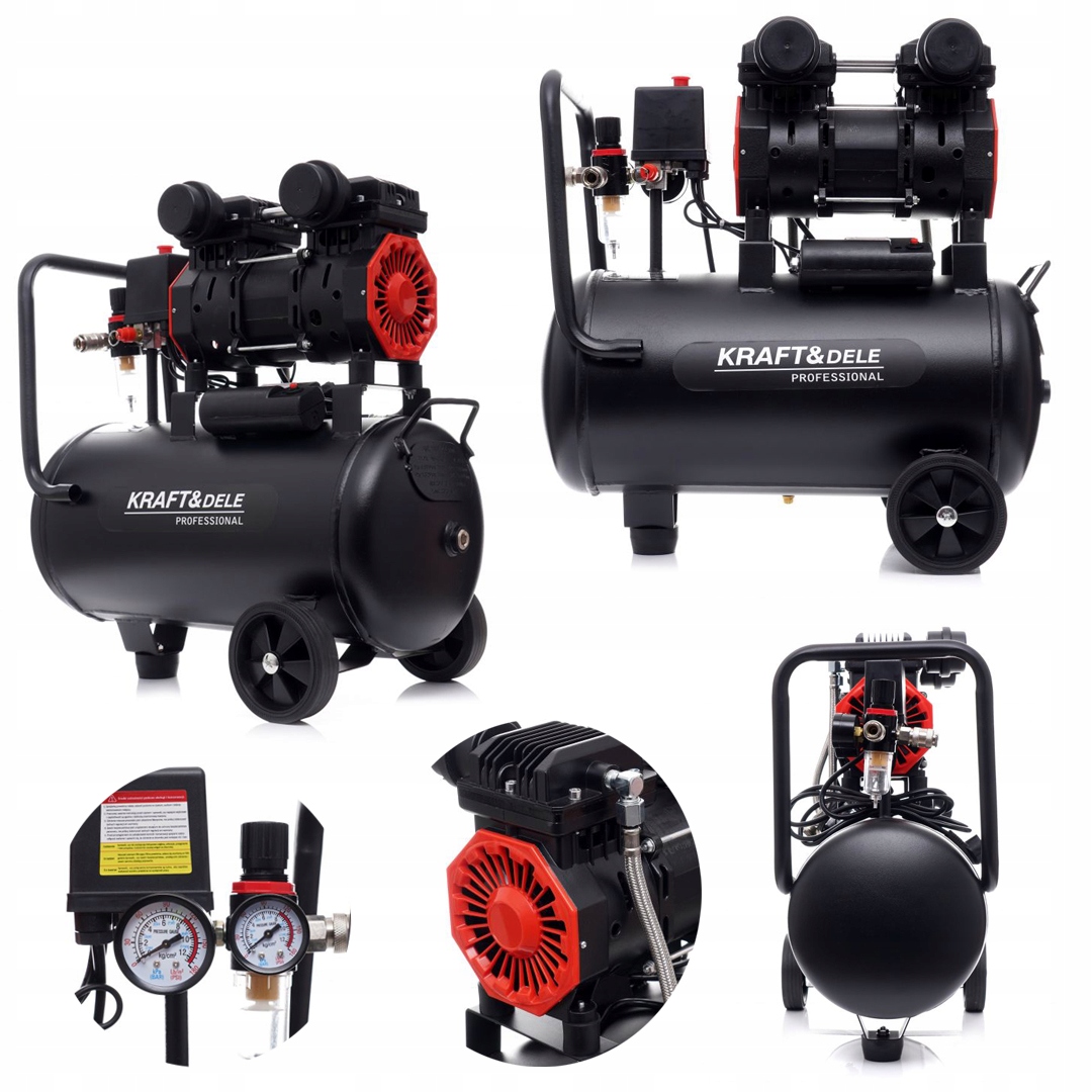 KOMPRESOR BEZOLEJOWY SPRĘŻARKA 24L 1390W 8bar 2800rpm/min