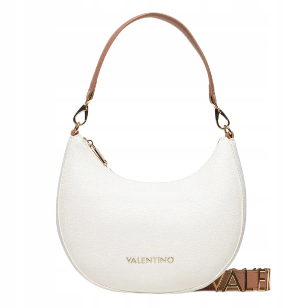 Valentino Bílá kabelka měsíc Alexia Hobo Bag