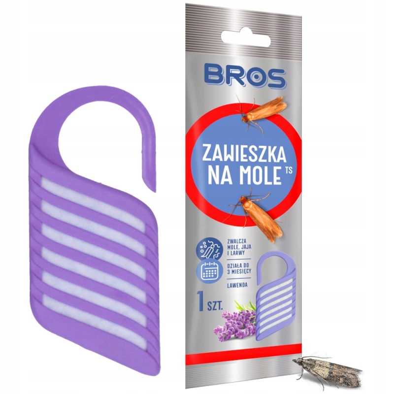 

Bros Zawieszka na Mole Lawendowa do 3 miesięcy