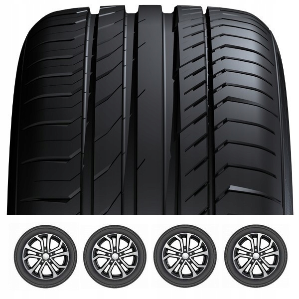 4X літні шини 255 / 40R20 Continental SportContact