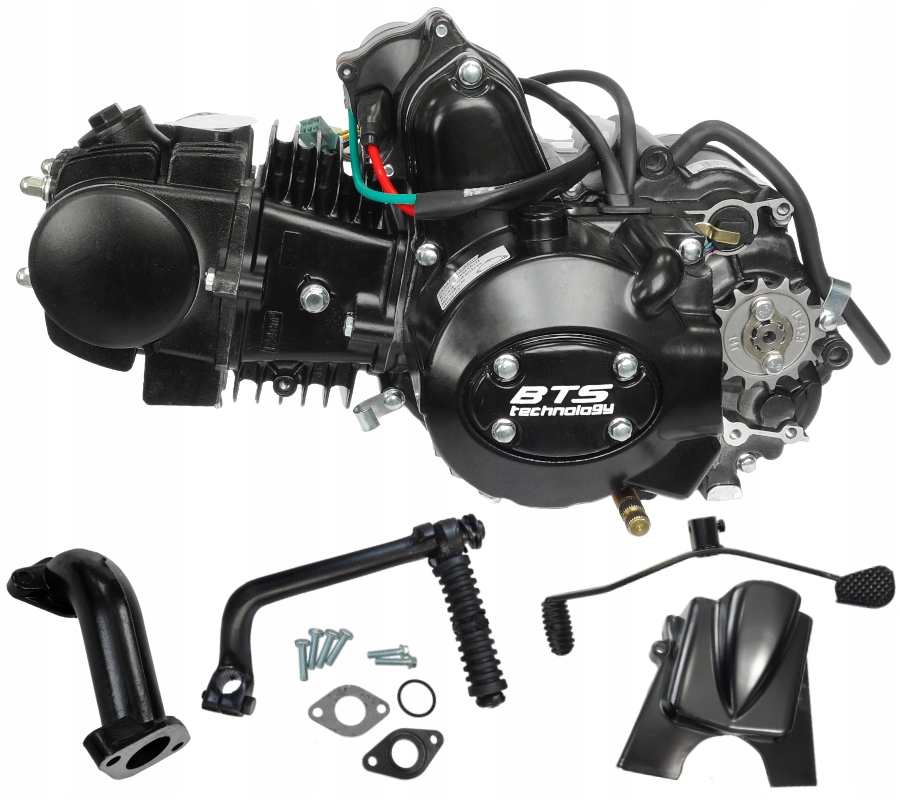 Silnik 125cc 152FMI BTS + gaźnik PZ22 4T Junak Romet Barton Zipp Benzer