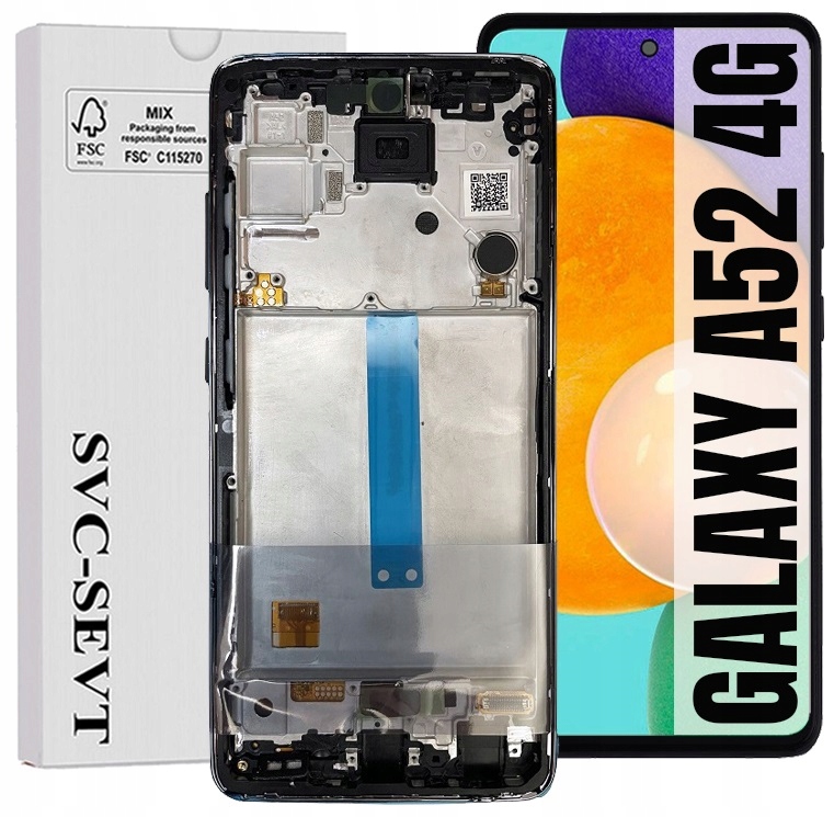 Displej Pro Samsung Galaxy A52 4G A525 Originální Oem Obrazovka +rámeček