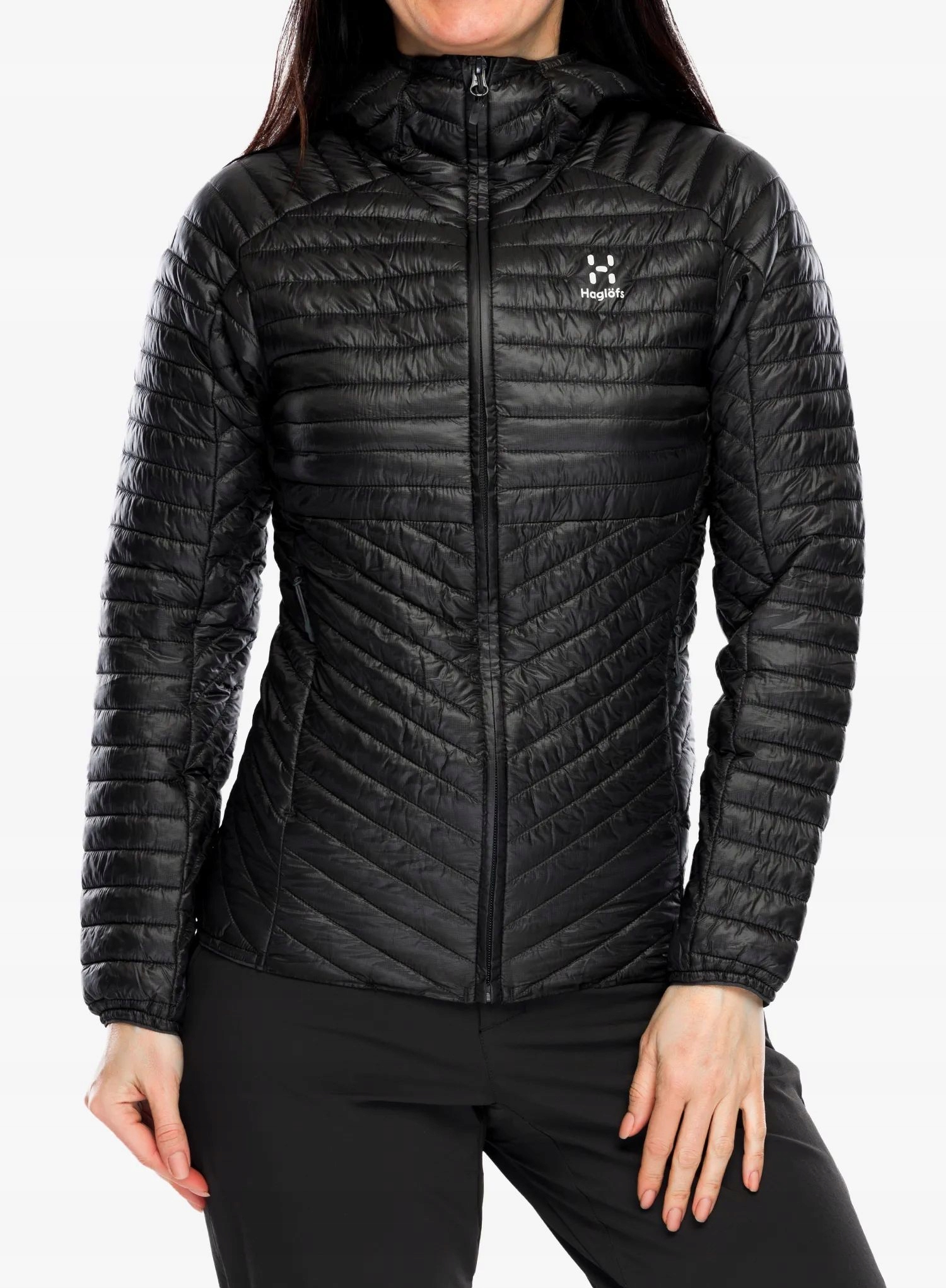 Zateplená bunda Haglofs L.I.M Mimic Hood magnetite Xs