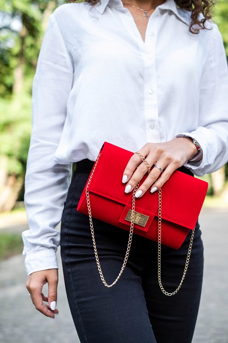 FUKSJA KOPERTÓWKA TOREBKA WIZYTOWA M2 SOLOME Kolor różowy