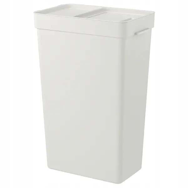 Levně Odpadkový Koš s víkem, světle šedý 35L Ikea Hallbar
