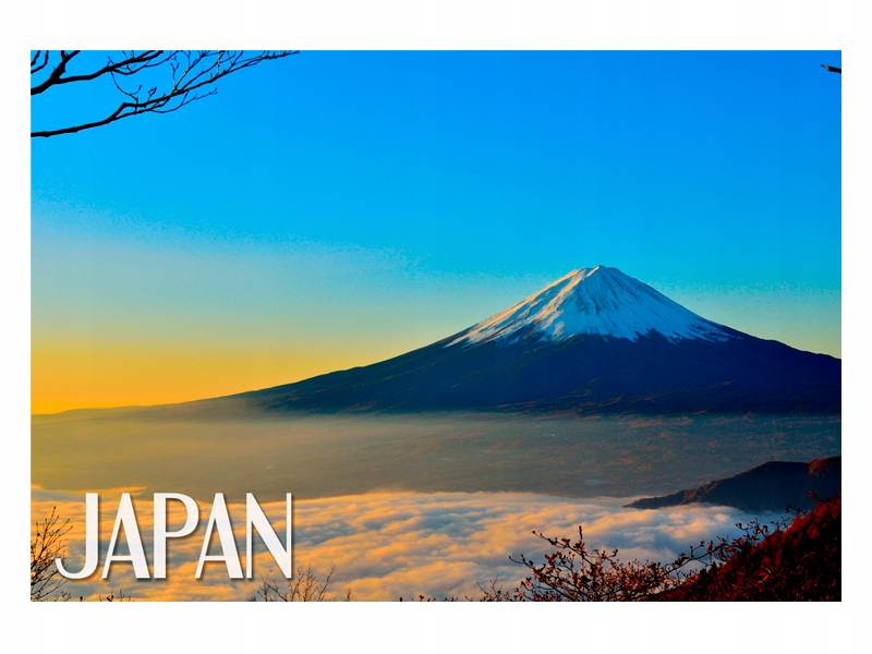 

Japonia Mount Fuji Wulkan Magnes na lodówkę