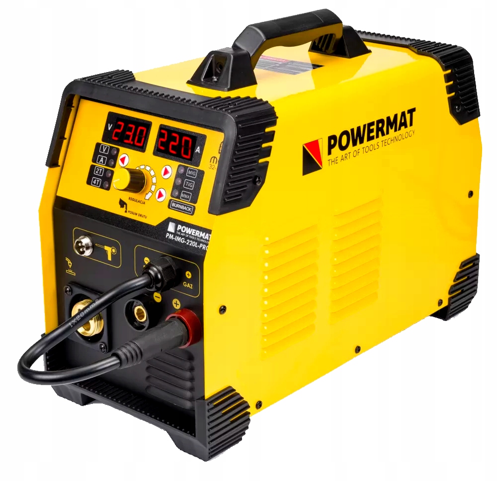 SPAWARKA MIGOMAT POWERMAT 220L PRO MMA TIG 3W1 Marka Powermat