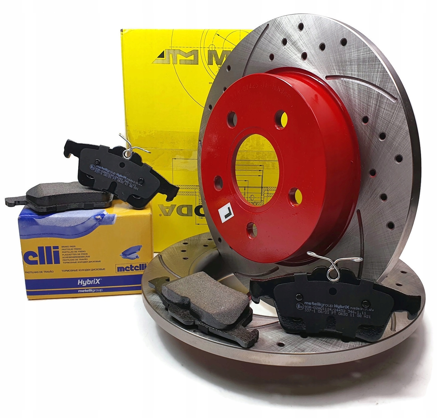 ДИСКИ КОЛОДКИ ЗАДНІ FORD FOCUS II C-MAX ПОПЕРЕДНЬО ПРОСВЕРДЛЕНІ