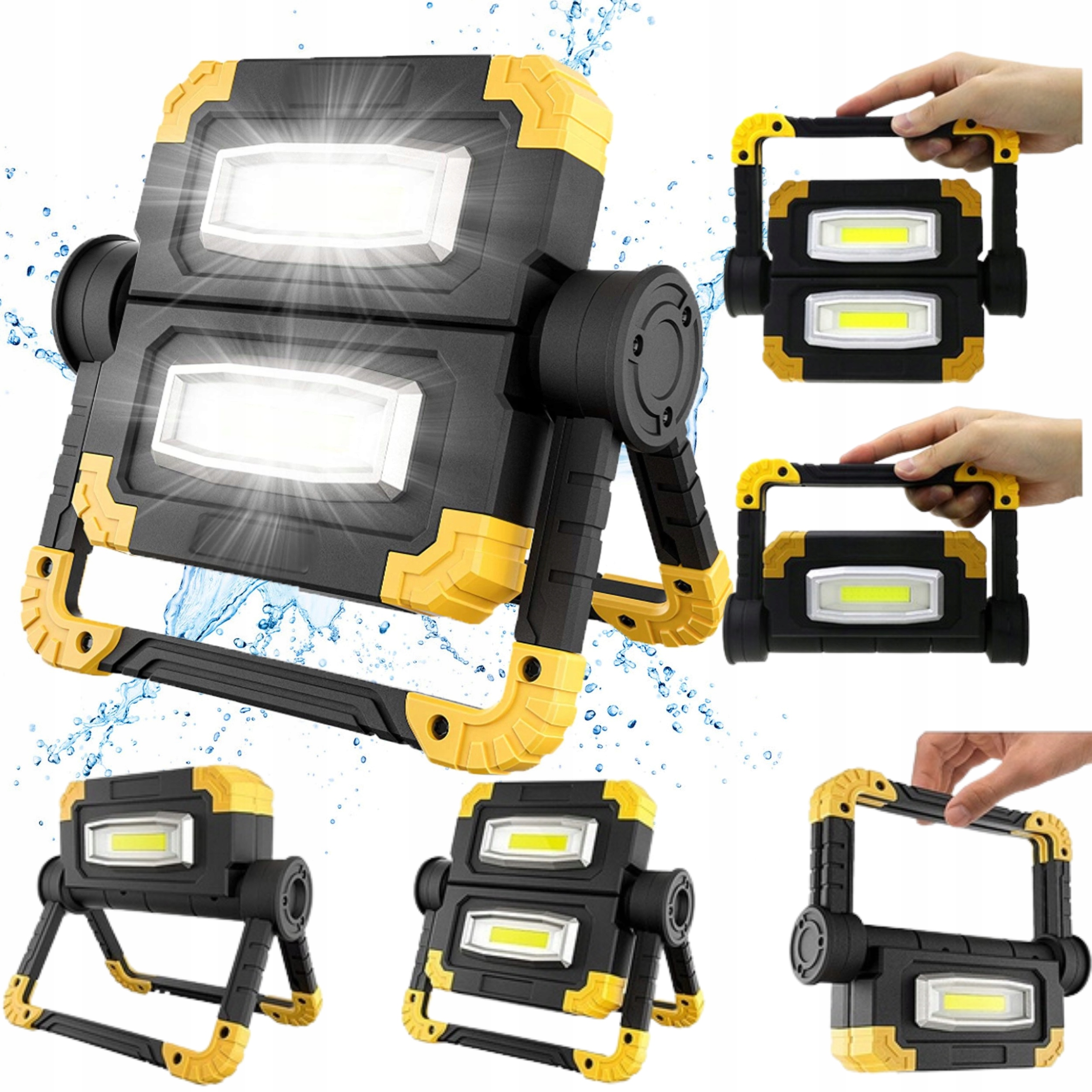 

Lampa Led Halogen Naświetlacz Akumulatorow Roboczy