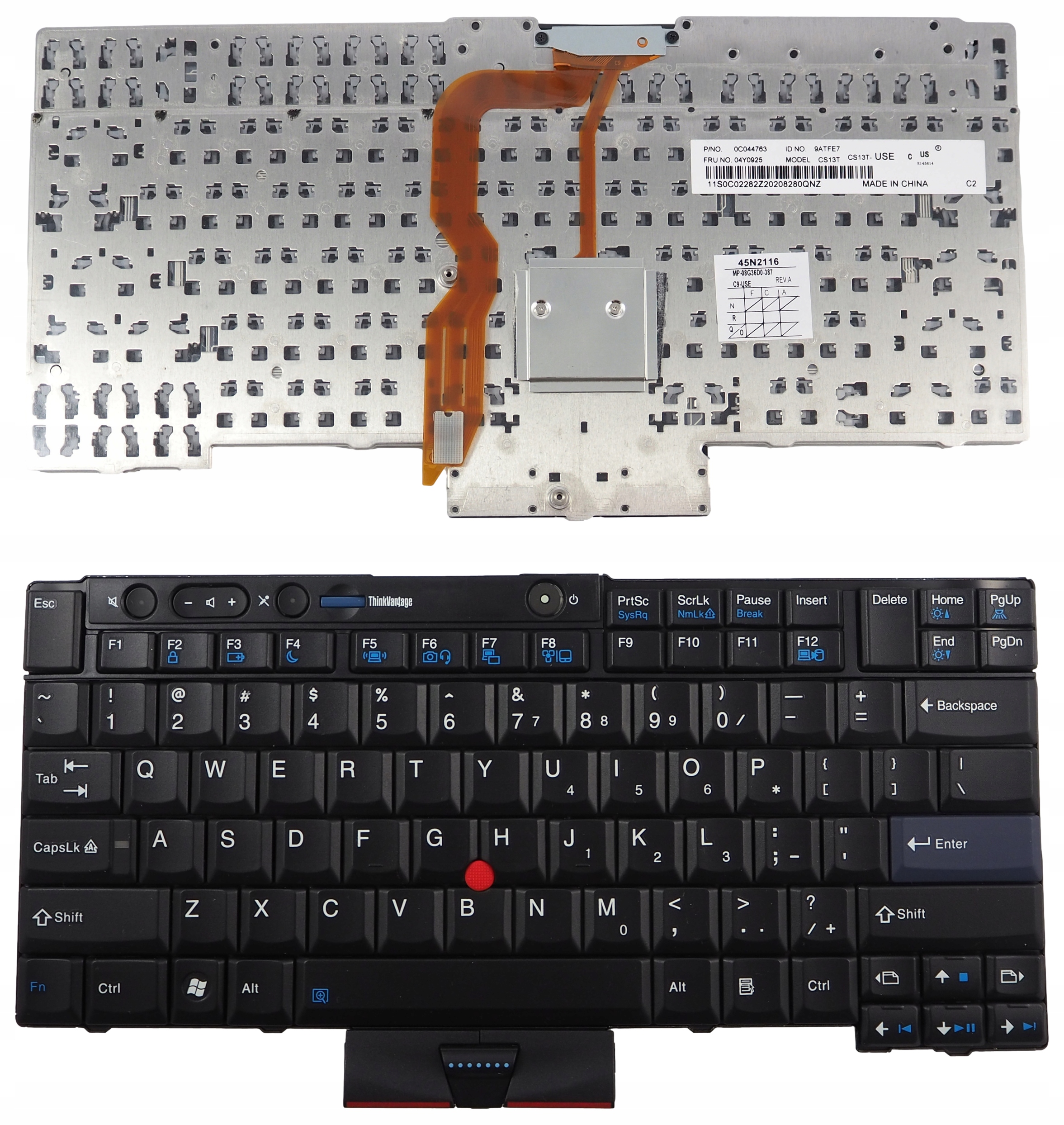

Klawiatura Do Lenovo T510 T510i T520 T520i