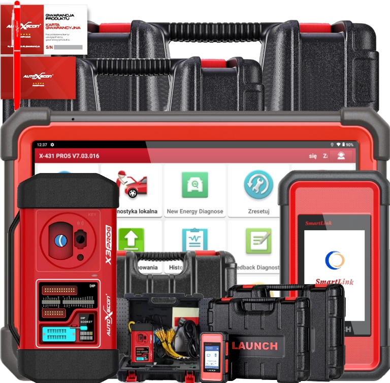 Launch X431 PRO5 J2534 PassThrue DoIP X3PROG Programátor kľúčov Immo
