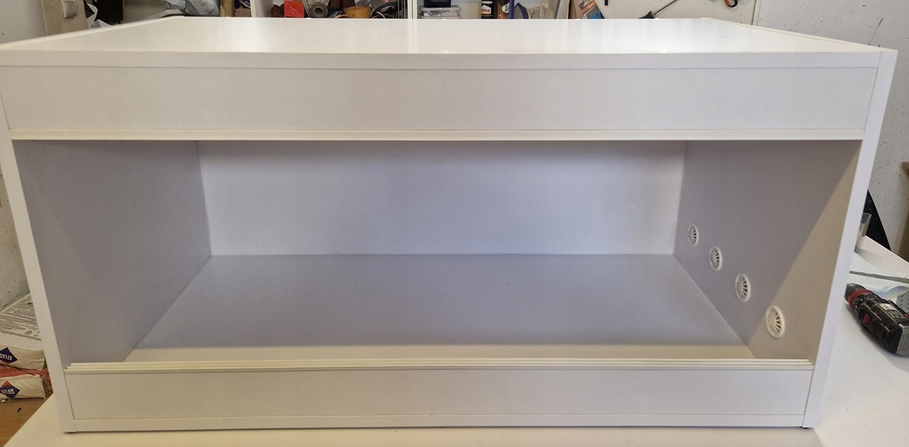 Terárium Nábytková Deska Prázdná 100x40x40 Ježek Želva Gekon Had