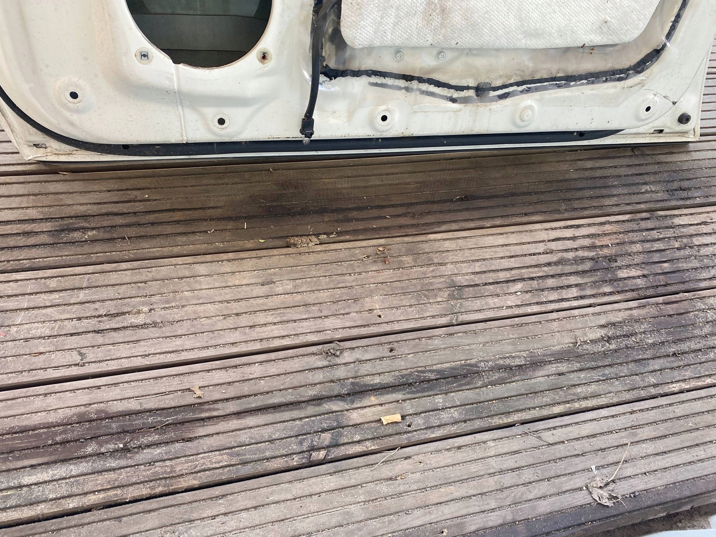 MITSUBISHI PAJERO IV complete door right front front BIALY