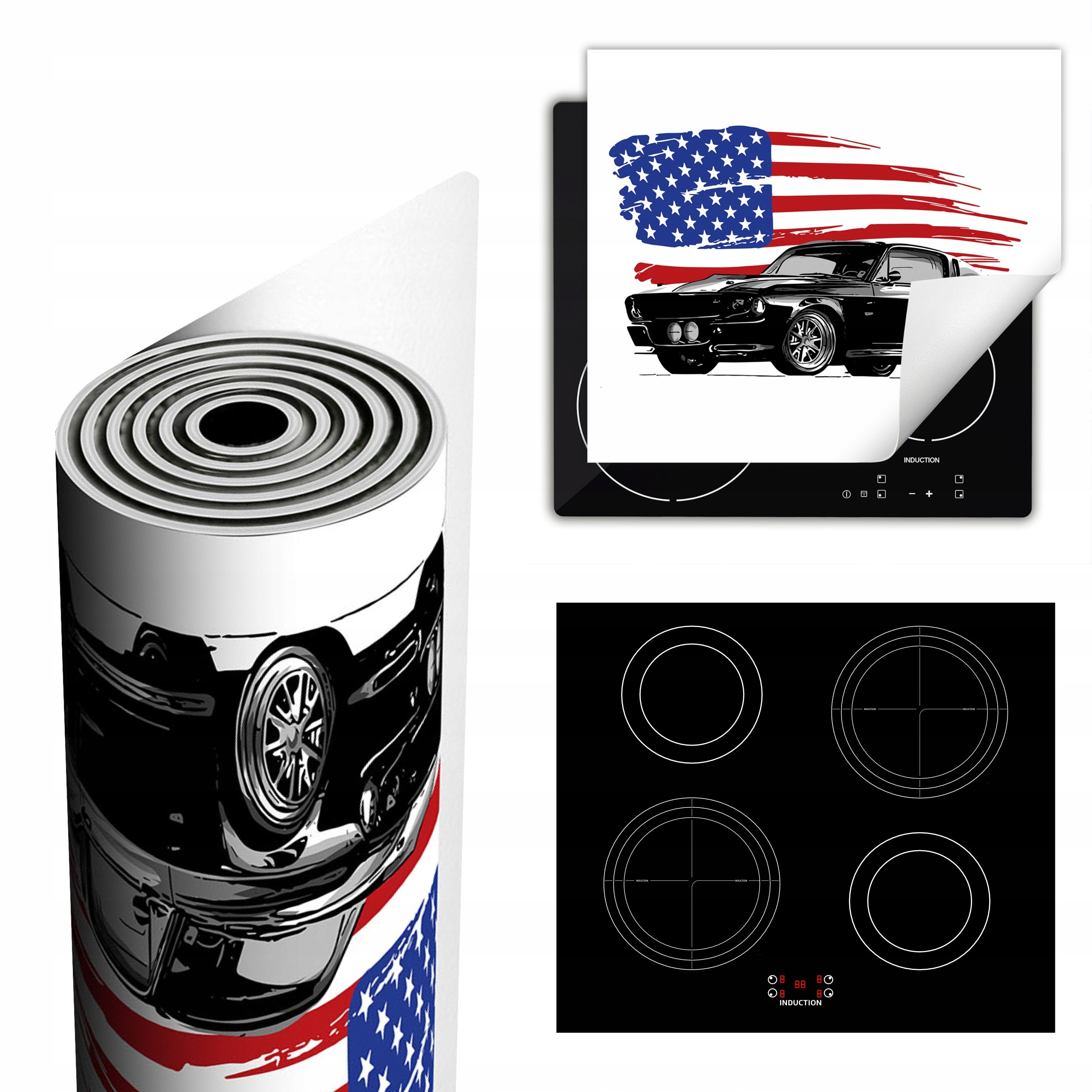 Ochranná Podložka Na Sporák Má Více Místa 60x52 Auto – Mustang