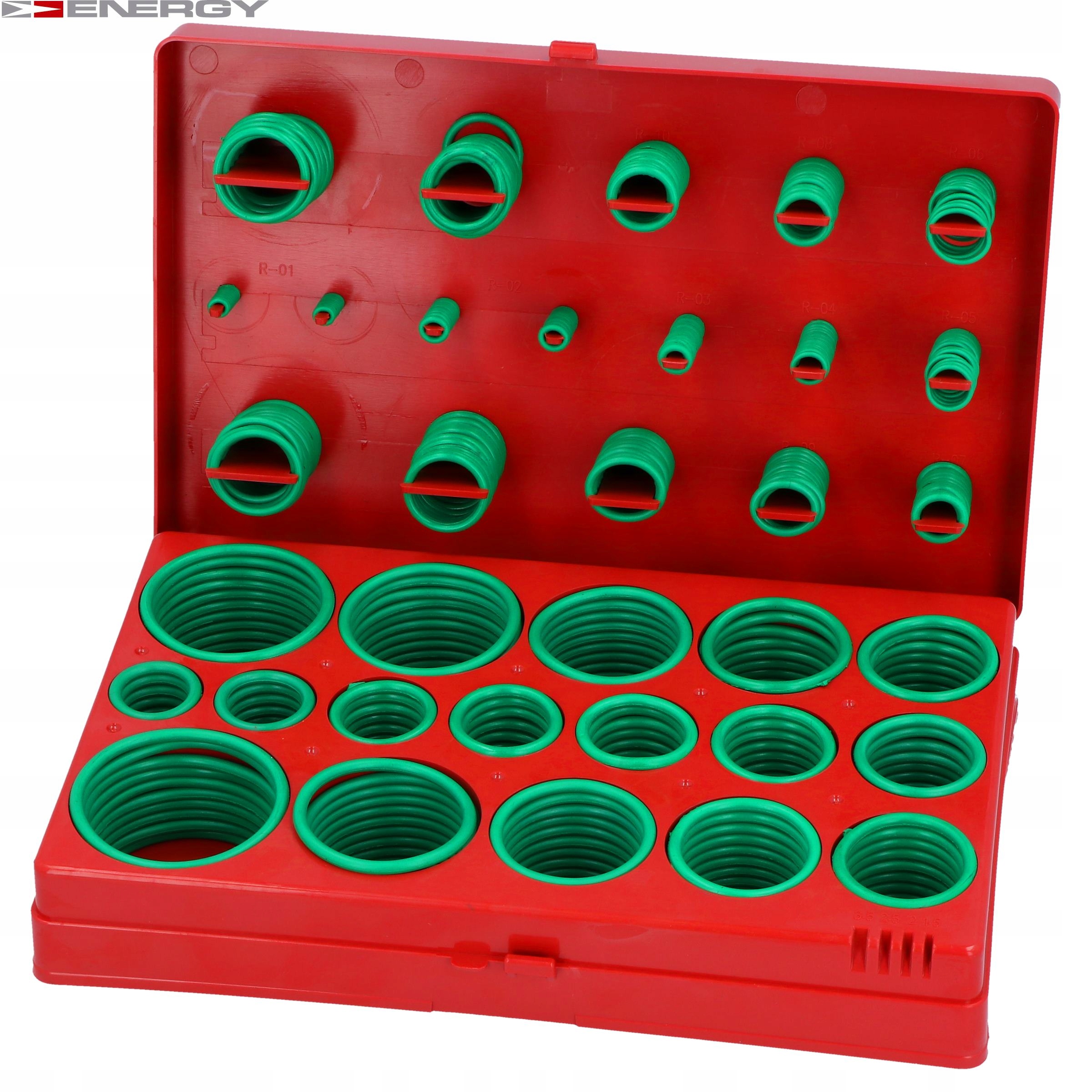 Zestaw Gumowych Oringów 419 Pcs zielone Energy