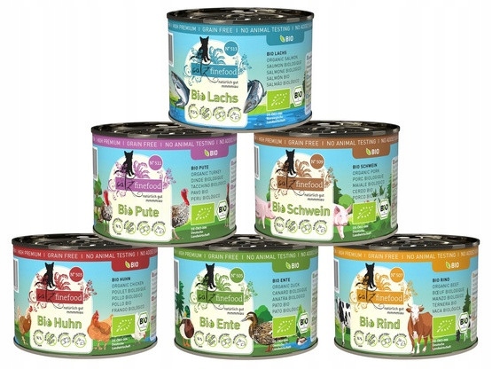 Levně Catz Finefood Bio Multipack I N.503-513 konzervy 6x200g