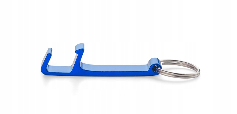 Brelok 3 w 1 Otwieracz Stojak na Telefon LON Niebieski Stan opakowania oryginalne