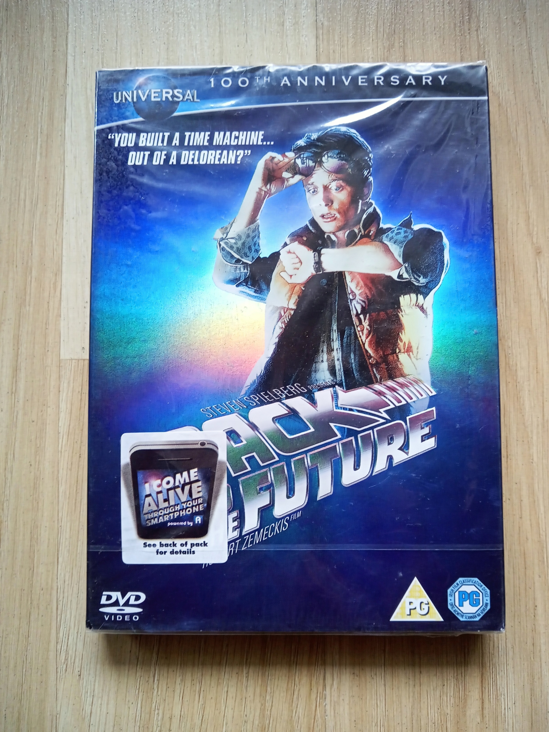 Back to the Future Universal 100th anniversary DVD