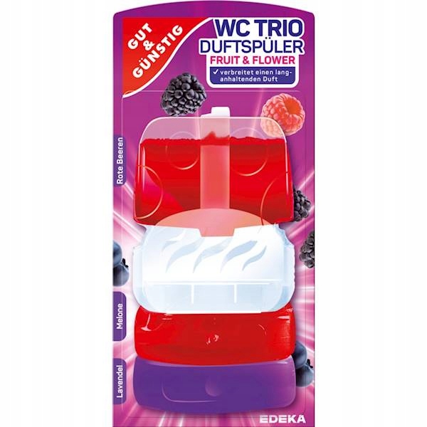 

Zawieszka żelowa do Wc G&g owocowa 3x55ml