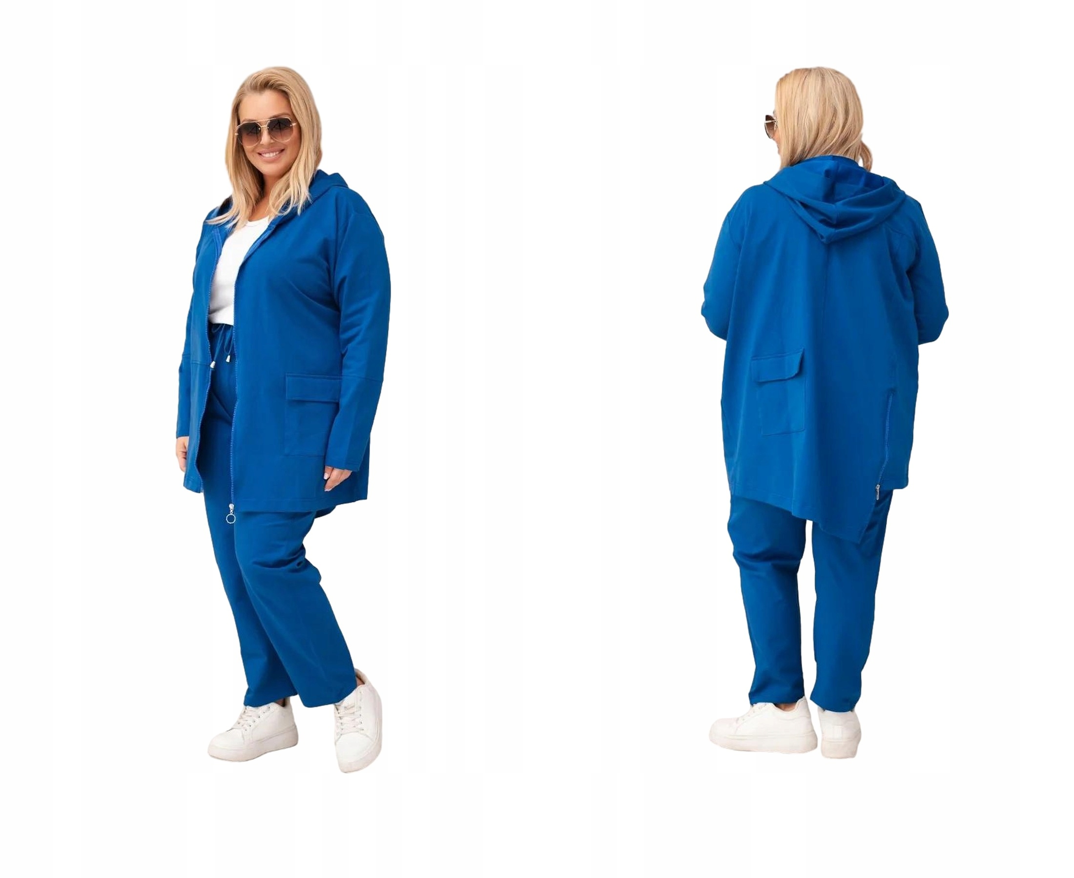 Dámský bavlněný komplet Plus Size s mikinou 2XL/3XL