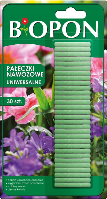 

Biopon Pałeczki Nawozowe Uniwersalne 30 Sztuk