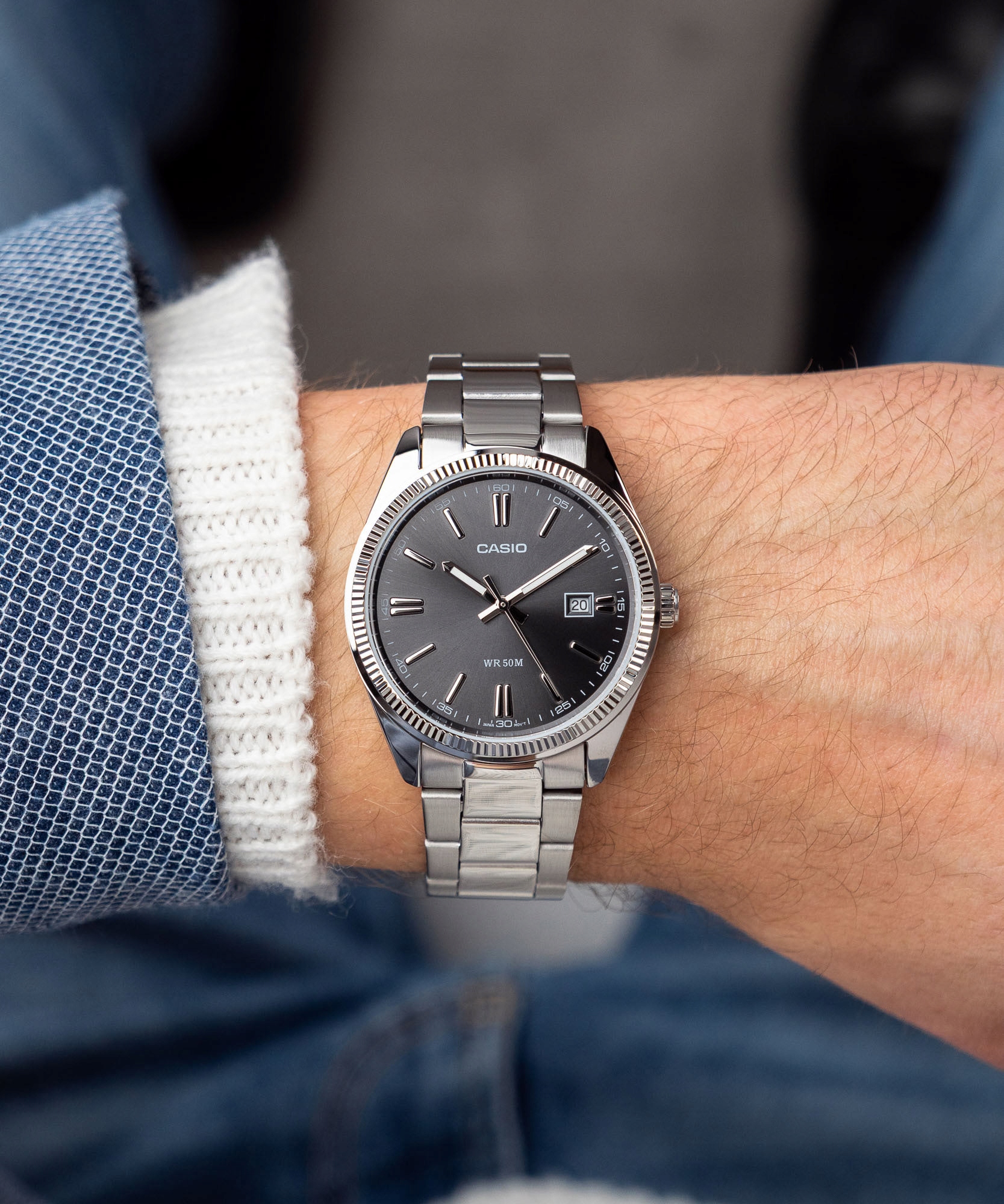 Pánské hodinky Casio Mtp černé