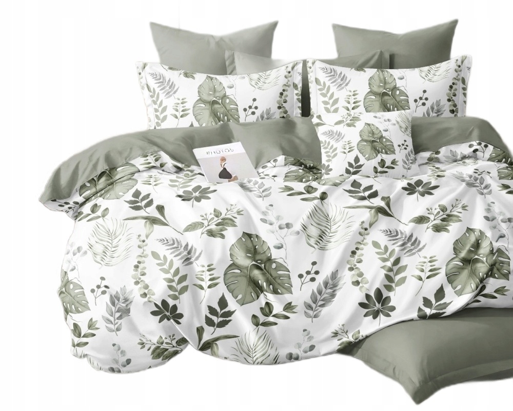 KOMPLET POŚCIEL BAWEŁNIANA 200X220 +2 POSZEWKI DWUSTRONNA DUŻO WZORÓW