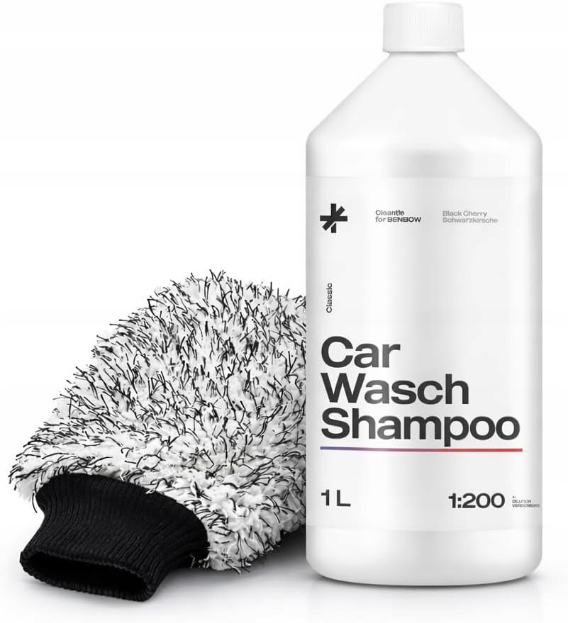 Szampon do mycia auta 1L rękawica do mycia samochodu Zestaw