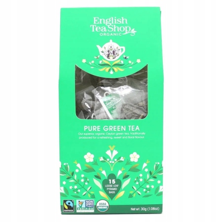Levně English Tea – čaj Pure Green Tea – 15 pyramidek