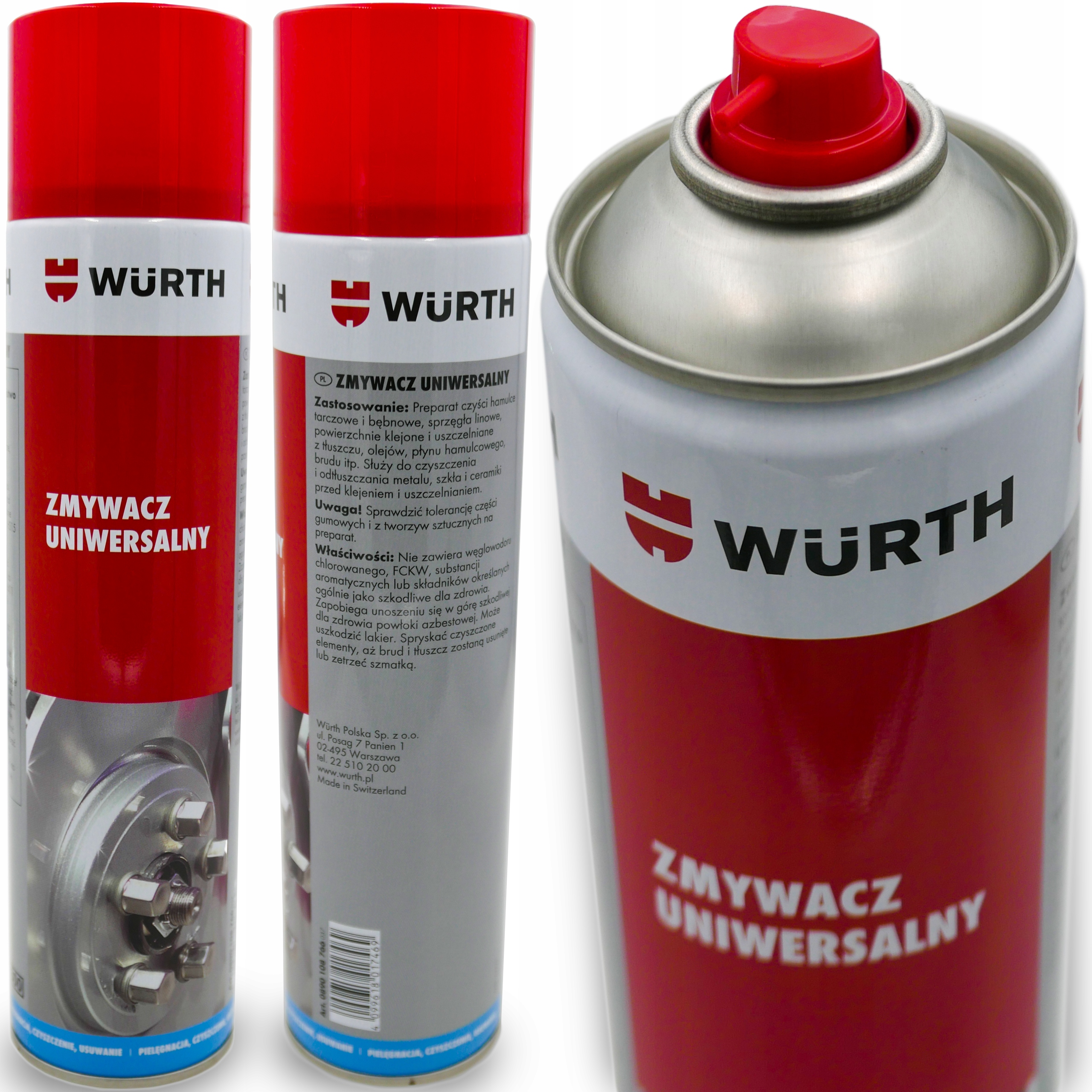 Wurth Zmywacz Uniwersalny Do Hamulców 600ML