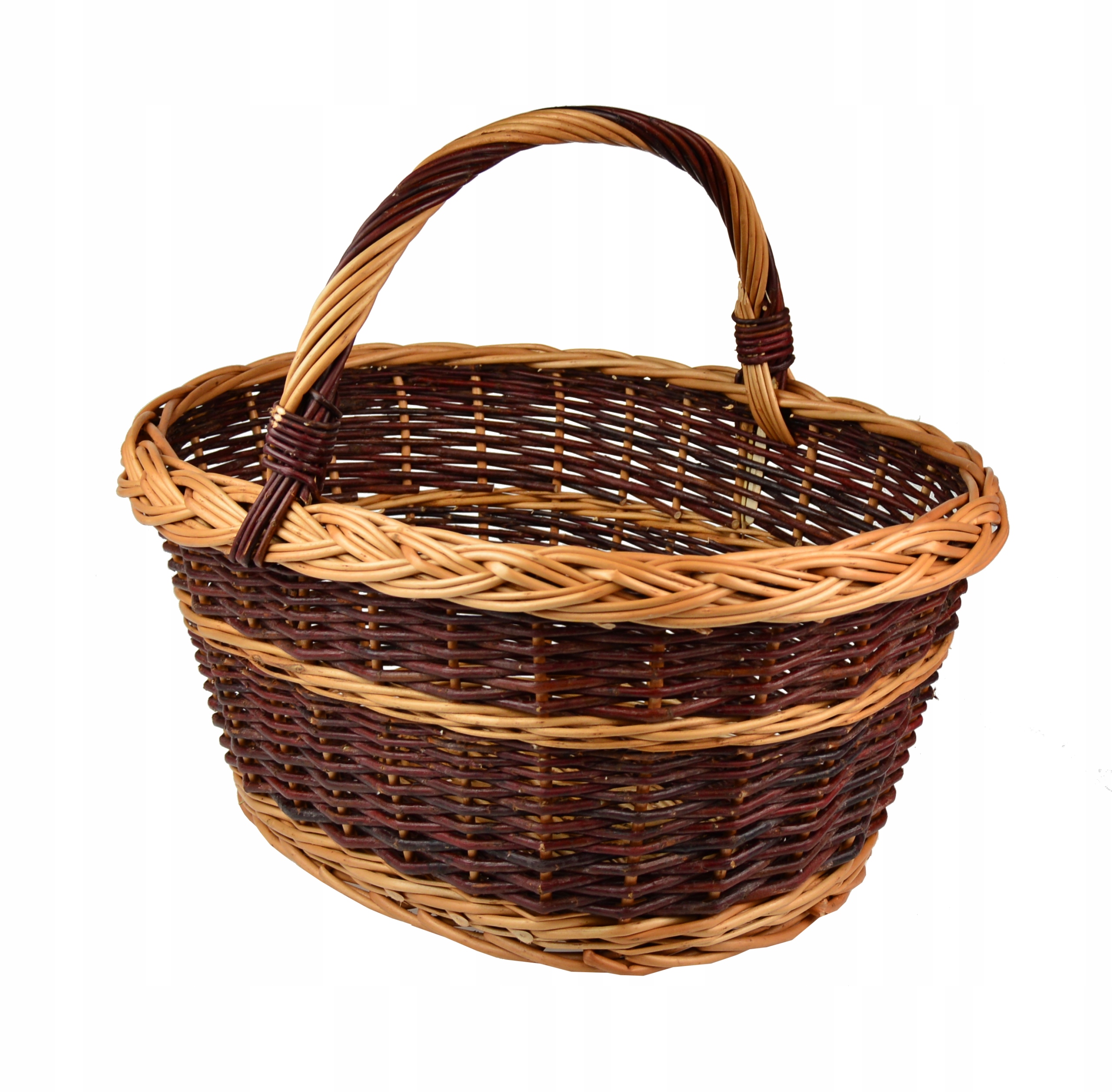 Proutěný nákupní košík koš na houby Velký