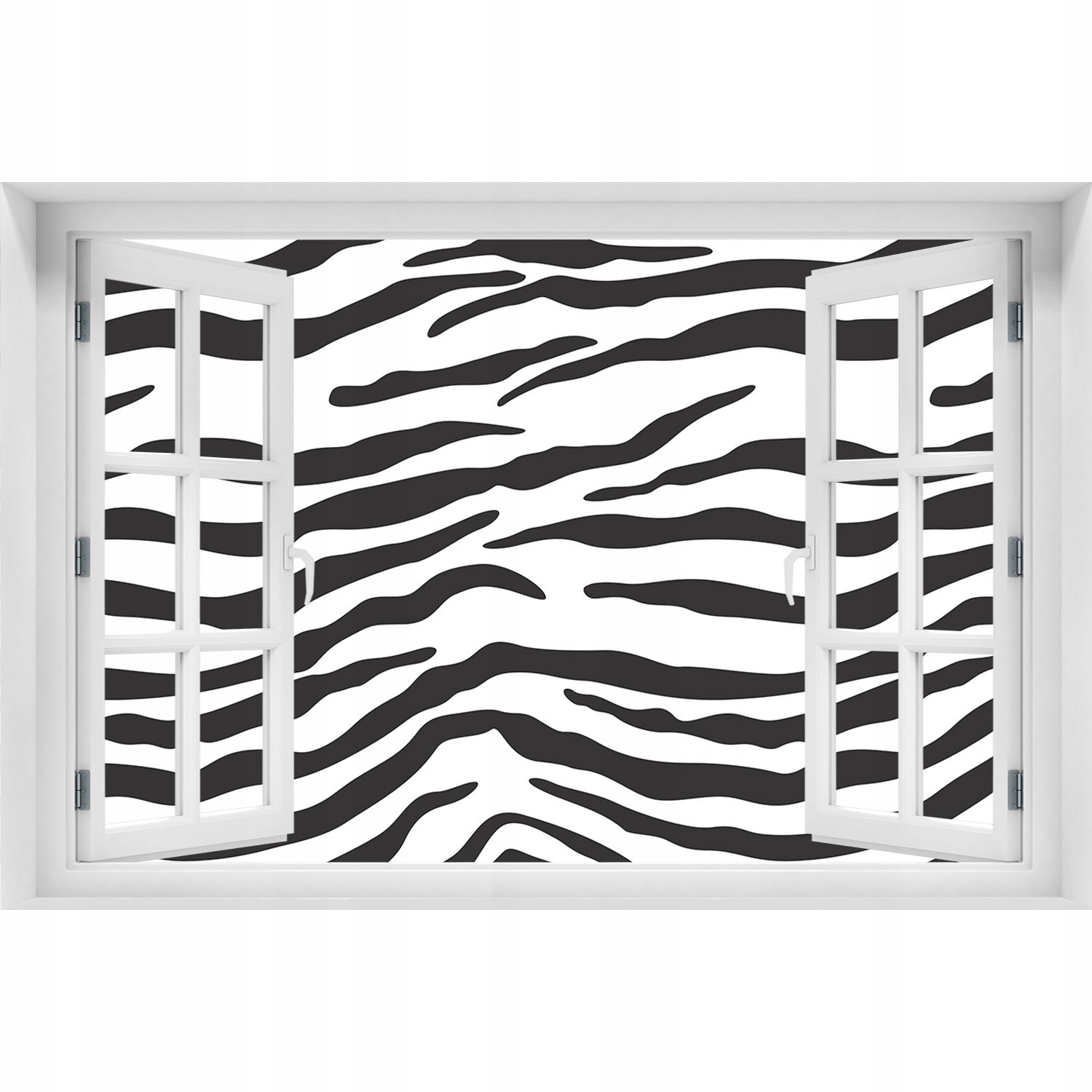

Fotoobraz Okno Naklejka ścienna Zebra tło 150x100