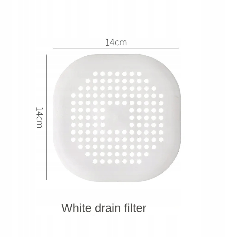 Filtr do włosów zlew zapobiegający blokowaniu sitk