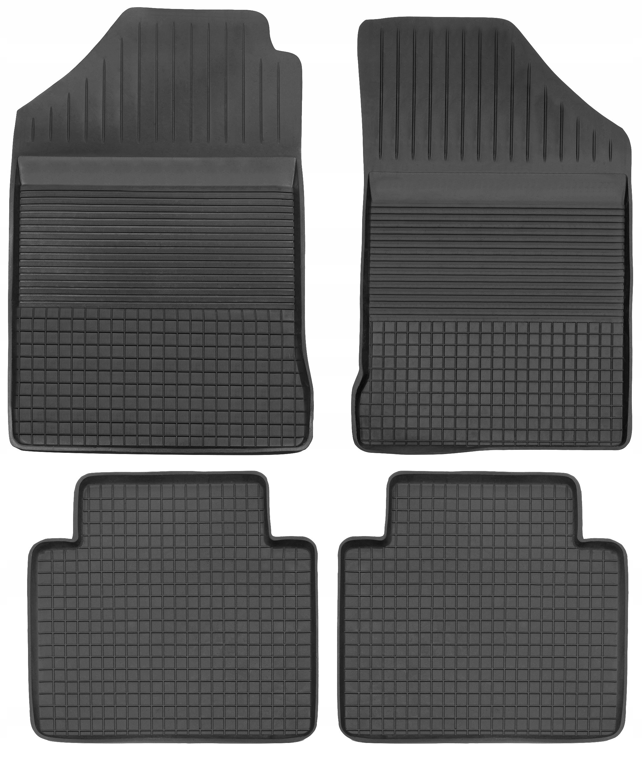 Dywaniki gumowe korytkowe 2cm komplet do Fiat Albea Siena Marea Palio